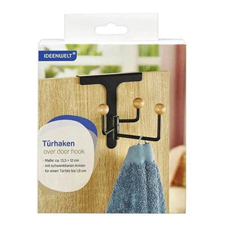Ideenwelt Over-the-Door Rotating Hook Rack: Maximize Space with 3 Hooks | Behind Door Storage, Door Organizer Ideenwelt Over-the-Door Hook Rack: Space Saving Door Organizer over the door hook rack, door hanger, rotating hook, behind door storage, door organizer, space saving hanger, coat rack door, towel hanger door, over door hanger, door rack, rotating hanger, space saving, organizer, storage, home organization, apartment living, closet organization, bathroom storage, towel rack, coat hanger, easy install