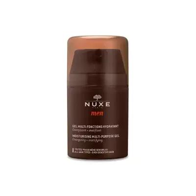 Nuxe Men Hydrating Face Gel: Lightweight, Non-Greasy Moisturizer for Men - Anti-Fatigue, After Shave, Hyaluronic Acid - 