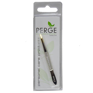 Perge Solingen Gold Plated Tweezers - Precision Grooming Tool for Eyebrow Shaping & Small Object Handling