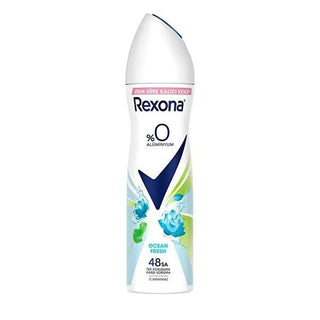Rexona Ocean Fresh Aluminum-Free Women's Deodorant Spray - 48 Hour Protection, Ocean Scent, Dermatologically Tested Rexona Ocean Fresh Deodorant Spray - 48hr Protection aluminum-free deodorant, women's deodorant spray, 48-hour deodorant protection, ocean fresh scent, dermatologically tested deodorant, natural deodorant, women's personal care, long-lasting deodorant, Rexona deodorant, sweat odor protection, fresh scent deodorant, confidence in personal care