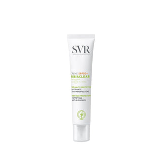 SVR Sebiaclear Creme SPF50+ Sunscreen Cream for Sensitive Skin - Moisturizing, Non-Comedogenic, High SPF Protection SVR Sebiaclear Creme SPF50+ Sunscreen for Sensitive Skin SVR Sebiaclear Creme, SPF50+ sunscreen, sensitive skin sunscreen, moisturizing sunscreen, non-comedogenic sunscreen, sun protection, skincare, sunscreen cream, gentle sunscreen, hydrating sunscreen