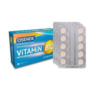 osende metilkobalamin b12 tablets front view, osende b12 supplement nutrition facts Osende Metilkobalamin B12 - 30 Tablets | Energy Support Supplement Osende Metilkobalamin B12 - 30 Tablets for Energy Support osende, b12-supplement, vitamin-b12, energy-support, metilkobalamin, dietary-supplement, melting-tablets, mint-flavored, strawberry-flavored, ai-generated
