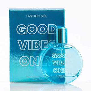 Fashion Girl Good Vibes Only EDT Women's Perfume - 50ml Travel-Sized Refreshing Fragrance Good Vibes Only EDT Perfume for Women - Refreshing & Travel-Sized Good Vibes Only EDT, Women's perfume, Fashion fragrance, Travel-sized perfume, Refreshing scent, Perfume for women, EDT, Eau de Toilette, 50ml perfume, Compact perfume, Travel-friendly perfume, Fashionable perfume, Uplifting fragrance, Energizing scent