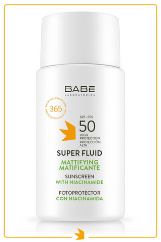 Babe Super Fluid Mattifying 50 Factor Sun Cream 50ml