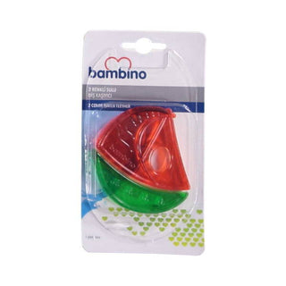 Bambino 2 Colored Water Teether - Red/Green Sail