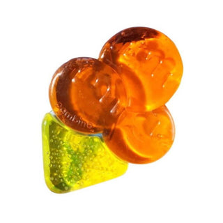 Bambino 2 Colored Water Teether - Orange/Yellow Ice Cream