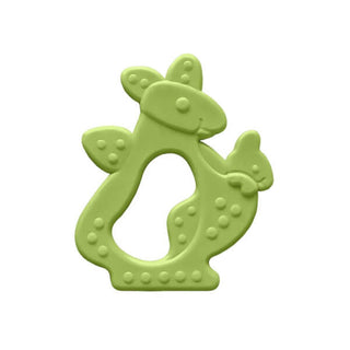 Bambino Rubber Soft Teether Green Kangaroo