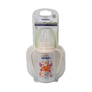 Bambino Natural PP Baby Bottle 150ml 0+ Months - Cream - Cancer