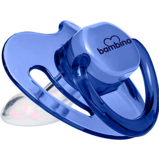 Bambino Silicone Pacifier 6-18 Months - Blue