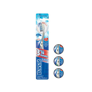 Banat Tri-Action Multi Care Medium Toothbrush