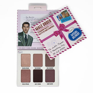 thebalm male order eye shadow palette front view, thebalm male order eye shadow palette color swatches, thebalm male order eye shadow palette with brush theBalm Male Order Eye Shadow Palette - High Pigment Shades for Makeup Enthusiasts | 6 Colors theBalm Male Order Eye Shadow Palette thebalm, eye-shadow, makeup-palette, high-pigment, meloealogy-tips, organic-ingredients, beauty, makeup-enthusiasts, ai-generated, cosmetic