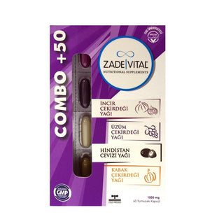 Zade Vital Combo +50 60 Capsules