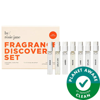 By Rosie Jane Fragrance Discovery Set - 7 Clean Perfumes, Non-Toxic, Handmade in Los Angeles By Rosie Jane Clean Fragrance Discovery Set - 7 Non-Toxic Perfumes clean fragrance, non-toxic perfume, fragrance discovery set, sustainable beauty products, handmade perfumes, By Rosie Jane, fragrance gift set, clean beauty, eco-friendly fragrances, gift for her, perfume sampler, luxury fragrances, safe for sensitive skin