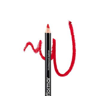 Flormar Waterproof Matte Lip Liner - Passionate Red: Long Lasting, High Pigment, Precise Definition Flormar Waterproof Matte Lip Liner: Long Lasting Color waterproof lip liner, matte lip liner, long lasting lip liner, high pigment lip liner, lip liner pencil, Flormar lip liner, red lip liner, nude lip liner, lip liner, waterproof, matte, long-lasting, high pigment, lip definition, lip contouring, precise application, vitamin C, vitamin E, cosmetic, makeup, beauty, lip pencil, red lipstick, nude lipstick, li