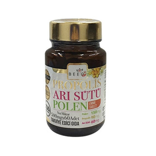 BEE'O Up Propolis Royal Jelly Pollen 60 Absorption Tablets