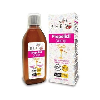 BEE'O Up Propolis Syrup 150ml - Orange Flavor | Natural Supplement