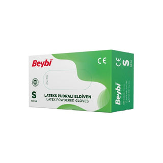 Beybi Latex Gloves Small Size 100 Pieces