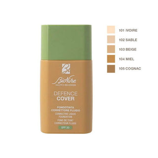 BioNike Defense Cover Liquid Foundation SPF30 No:104 Miel 40ml