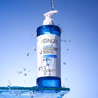 Sinoz Hydrating Facial Cleansing Gel for Dry & Sensitive Skin | Gentle Face Wash with Snow Mushroom, Babassu Oil - SLS Free, Moisturizing (13.53 fl oz) Sinoz Face Wash: Gentle Hydration for Dry, Sensitive Skin facial cleansing gel for dry skin, gentle cleanser for sensitive skin, hydrating face wash, SLS free face cleanser, natural skincare for dry skin, snow mushroom extract cleanser, babassu oil face wash, sensitive skin face wash, moisturizing facial cleanser, dry skin, sensitive skin, snow mushroom extr