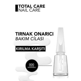 Flormar Total Repair Nourishing Nail Care Product & Polish Base - Transparent Flormar Total Repair Nail Care & Polish Base nail care, nail repair, nourishing nail product, nail polish base, transparent nail care product, Flormar Total Repair, nail nourishment, nail health, nail beauty, cosmetics, beauty products, nail care routine, nail treatment, nail protection