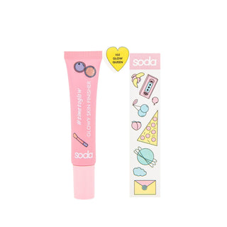Soda Cosmetics Glowy Skin Finisher Makeup Base - Radiant Finish, 0.51 fl oz Soda Glowy Skin Finisher Makeup Base - Radiant Glow Makeup Base, Glowy Skin Finisher, Soda Cosmetics, Beauty Products, Skincare Routine, Radiant Finish, Smooth Makeup Finish, Glowing Complexion, Makeup Essentials, Beauty Essentials, Skincare and Makeup, Cosmetic Products, Face Makeup, Makeup Prep, Glow Up