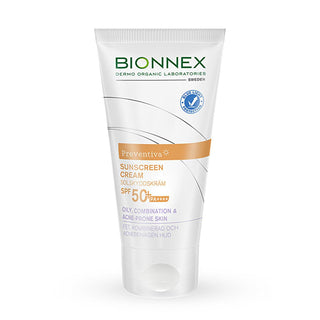 bionnex sunscreen spf50 for oily combination skin, 50ml bionnex sunscreen packaging Bionnex Sunscreen SPF50+ - For Oily & Combination Skin | 50 ml Bionnex Sunscreen SPF50+ for Oily & Combination Skin sunscreen, spf50, oily-skin, combination-skin, acne-prone, bionnex, skin-care, sun-protection, face-cream, ai-generated
