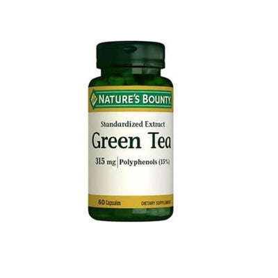 Nature's Bounty Green Tea Supplement 315 mg - Antioxidant Dietary Supplement for Overall Wellness