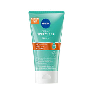 Nivea Derma Skin Clear Acne Fighting Face Peeling - Deep Cleansing, Exfoliant for Acne Prone Skin Nivea Derma Skin Clear Acne Peeling - Deep Cleansing acne fighting face peeling, deep cleansing facial exfoliant, Nivea Derma Skin Clear, salicylic acid face wash, acne prone skin care, facial exfoliating peeling, skincare for acne, clear complexion, dermatologically tested, sensitive skin friendly, skincare routine, acne reduction, black spot removal, white spot removal, pore minimizer