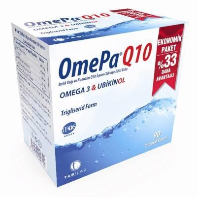 Omepa-Q10: Premium Omega-3 Ubiquinol Supplement with Coenzyme Q10, Vitamin K2 & D - Boost Heart & Brain Health, 90 Softg