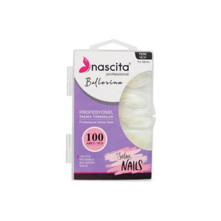 Nascita 100-Piece Reusable Ballerina Fake Nails - DIY Nail Kit for Salon-Quality Looks Nascita Reusable Ballerina Fake Nails - 100-Piece DIY Nail Kit fake nails, ballerina nails, reusable nails, DIY nail kit, temporary nail enhancements, nail care, beauty products, cosmetics, nail art, salon-quality nails, reusable nail tips, nail enhancements, nail tips, nail accessories