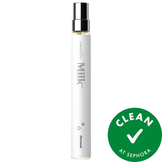 Milk - Personal Eau de Parfum Travel Spray, Warm & Spicy Perfume for Women, Clean Beauty Fragrance, Gourmand Scent Milk- Personal Eau de Parfum Travel Spray - Warm & Spicy Perfume Milk- Personal Eau de Parfum, Travel Spray Fragrance, Warm & Spicy Perfume, Clean Beauty Fragrance, Gourmand Scent, Women's Perfume, Subtle Fragrance, Portable Perfume, CLEAN at Sephora, Iso E Super, Mahogany Wood, Tonka Bean, Fragrance for Women, Travel Size Perfume, Warm & Sweet Gourmands