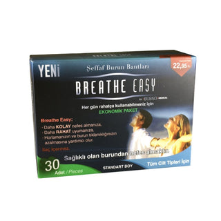 Breathe Easy Transparent Nasal Strips 30pcs