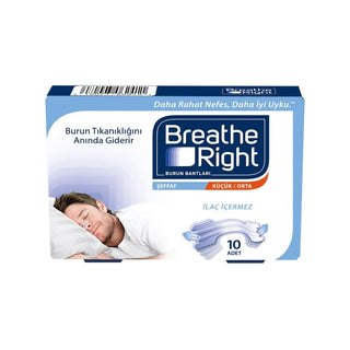 Breathe Right Transparent Nasal Strip Small Medium Size