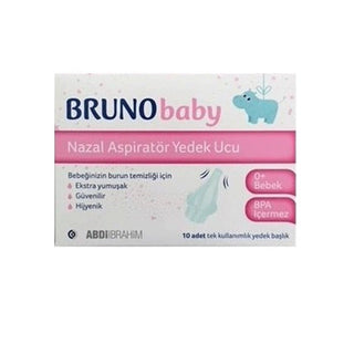 BRUNO baby Nasal Aspirator Spare Tips 10 Pieces