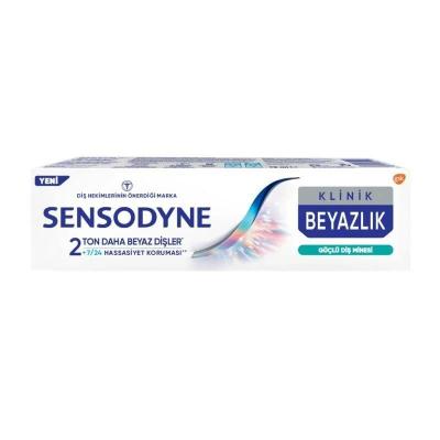 Sensodyne Sensitive Teeth Toothpaste with Potassium Nitrate and Fluoride - Whitening, Strengthens Enamel, 2.54 fl oz