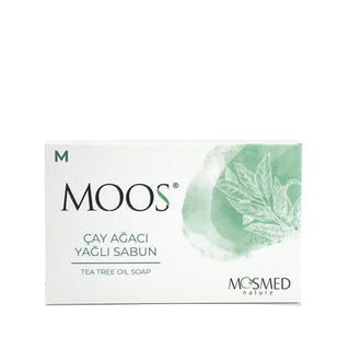 Moos M Tea Tree Oil Soap for Acne-Prone Skin - Natural Skincare, 100g Moos M Tea Tree Oil Soap for Acne-Prone Skin Tea Tree Oil Soap, Natural Skincare Products, Organic Soap, Skincare with Tea Tree Oil, Cleansing Soap, Acne-Prone Skin Solutions, Natural Ingredients, Gentle Skincare, Antimicrobial Soap, Skin Care Routine, Tea Tree Oil Benefits