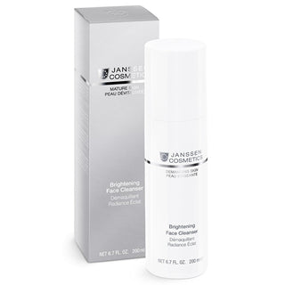 Janssen Cosmetics Brightening Face Cleanser - Rich Cleansing Lotion with Mulberry Extract, Eco-Friendly Packaging
