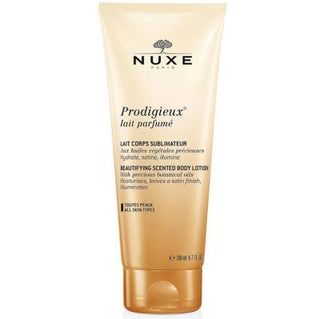 Nuxe Prodigieux Scented Body Lotion - Hydrating, Fragrant & Natural Body Moisturizer for Silky Smooth Skin - 6.76 fl oz Nuxe Scented Body Lotion - Hydrate & Glow | Natural Formula Nuxe body lotion, scented body lotion, natural body lotion, moisturizing body lotion, paraben-free lotion, body lotion for dry skin, fragrant body moisturizer, body shimmer lotion, body lotion with natural oils, body lotion, moisturizer, skin care, natural skincare, paraben free, dry skin, hydration, fragrance, shimmer, luminous s