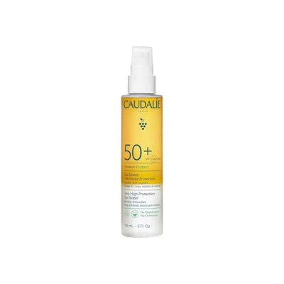 Caudalie Vinosun Protect SPF50 Sunscreen: High UVA/UVB Protection for Face, Body & Hair. Vegan, Antioxidant-Rich Formula
