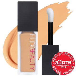 Huda Beauty #FauxFilter Waterproof Matte Concealer: Full Buildable Coverage, Vegan & Cruelty-Free, Long Lasting & Brightening Huda Beauty Waterproof Matte Concealer | Full Coverage, Vegan waterproof concealer, matte concealer, full coverage concealer, buildable concealer, vegan concealer, cruelty-free concealer, long-lasting concealer, non-comedogenic concealer, fragrance-free concealer, concealer for full coverage, concealer, makeup, face makeup, blemish cover, dark circle concealer, matte finish, vegan ma