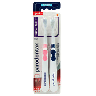 Parodontax Soft Bristle Manual Toothbrush for Gum Care - Twin Pack Parodontax Soft Bristle Toothbrush for Gum Care manual toothbrush, soft bristle toothbrush, gum care toothbrush, periodontal toothbrush, Parodontax toothbrush, oral care, gentle toothbrush, effective plaque removal, compact brush head, ergonomic handle, twin-pack toothbrush, gum health, periodontal disease, dental care