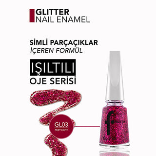 Flormar Glitter Yarı Saydam Simli Oje - Semi-transparent Glitter Nail Polish for Trendy Nail Art Flormar Glitter Nail Polish - Semi-transparent & Long-lasting Glitter Nail Polish, Semi-transparent Nail Color, Long-lasting Nail Polish, Flormar Glitter Oje, Trendy Nail Art, Nail Beauty, Beauty Products, Cosmetics, Nail Care, Glittery Finish, Semi-transparent Formula, Long-lasting Effect
