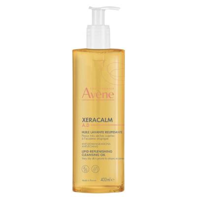 Avene XeraCalm A D Huile Lavante Cleansing Oil for Sensitive Skin - Gentle, Fragrance-Free, Soothing Relief for Eczema &