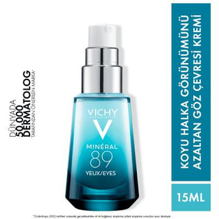 Vichy Mineral 89 Eye Cream - Hydrating Dark Circle & Fine Line Treatment for Sensitive Skin - Hyaluronic Acid, Paraben-Free Vichy Eye Cream: Dark Circle & Fine Line Treatment eye cream, dark circle reducer, fine line treatment, sensitive eye cream, hyaluronic acid eye cream, vichy eye cream, hypoallergenic eye cream, eye care for sensitive skin, hydrating eye cream, paraben free eye cream, eye care, dark circles, fine lines, sensitive skin, hydration, vichy thermal water, mineral 89, paraben-free, gifts for