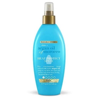 OGX Argan Oil of Morocco Heat Protective Spray - Sulfate-Free Hair Care for Dry Damaged Hair, 6.01 fl oz OGX Argan Oil Heat Protective Spray - Nourish & Protect Your Hair Argan Oil Hair Spray, Heat Protective Hair Spray, Sulfate-Free Hair Care, Moroccan Argan Oil for Hair, Hair Protection Spray for Heat Styling, Dry Hair Care, Damaged Hair Repair, Hair Nourishment, Heat Damage Prevention, Hair Styling Products, Sulfate-Free Hair Spray, Argan Oil Benefits, Hair Care Routine, Healthy Hair Tips