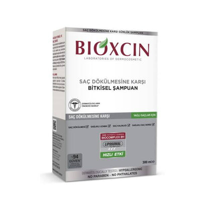 Bioxcin Genesis Hair Loss Shampoo for Oily Hair - Paraben & Mineral Oil Free - Strengthens & Revitalizes Thinning Hair