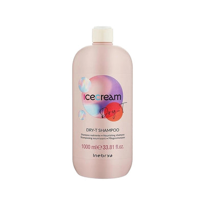 Inebrya Ice Cream Nourishing Shampoo for Dry Hair - 1000ml, Moisturizing & Besleyici Şampuan