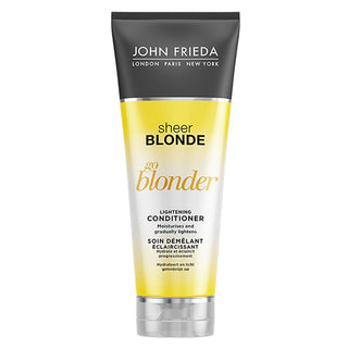 John Frieda Go Blonder Blonde Hair Care Product - Ammonia-Free, Peroxide-Free, Daily Moisturizer for Sun-Kissed Hair Effect John Frieda Go Blonder - Ammonia-Free Blonde Hair Care Blonde hair care, Ammonia-free hair product, Peroxide-free hair care, Sun-kissed hair effect, Daily hair moisturizer, Hair care cream, Blonde hair enhancement, Natural hair care, Chemical-free hair products, Blonde hair maintenance, John Frieda, Go Blonder