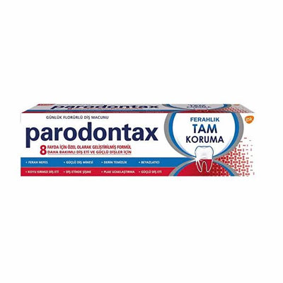 Parodontax Toothpaste - Comprehensive Oral Care with 8 Benefits for Healthy Gums & Teeth Whitening