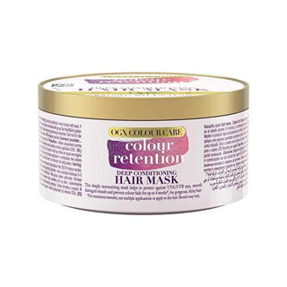 OGX Colour Retention Hair Mask - Sulfate-Free, UV Protection, 10.14 fl oz OGX Colour Retention Hair Mask - Sulfate-Free & UV Protected Hair Mask, Color Retention, Sulfate-Free, UV Protection, Moisturizing Hair Care, Colored Hair, Hair Care, OGX, Hair Nourishment, Color-Treated Hair, Anti-Fading, Hair Health